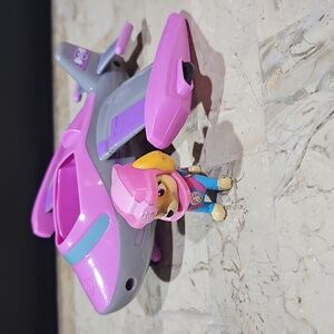 Paw Patrol Skye Transforming Sea Patrol Vehicle &‎ Figure - Complete Set T…